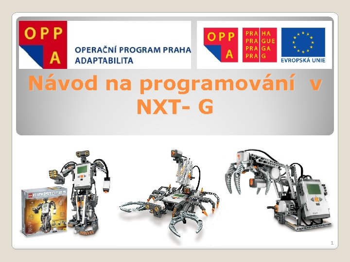 Návod na programování v NXT- G 1 