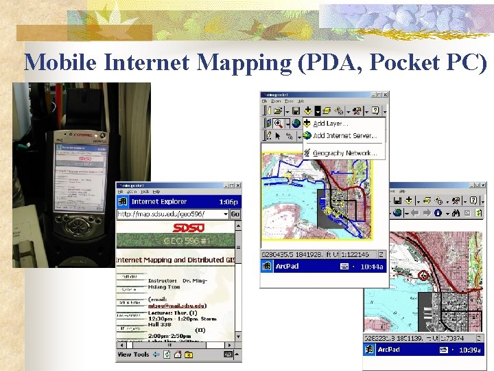 Mobile Internet Mapping (PDA, Pocket PC) 
