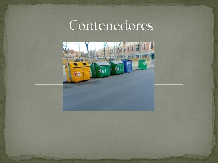 Contenedores 