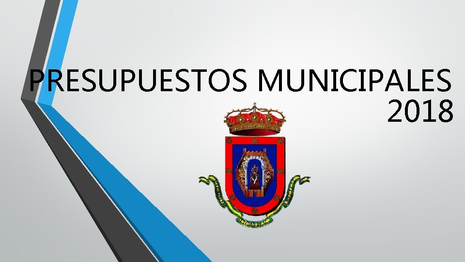 PRESUPUESTOS MUNICIPALES 2018 