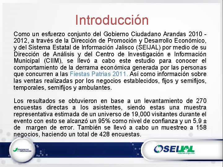 Introducción Como un esfuerzo conjunto del Gobierno Ciudadano Arandas 2010 2012, a través de
