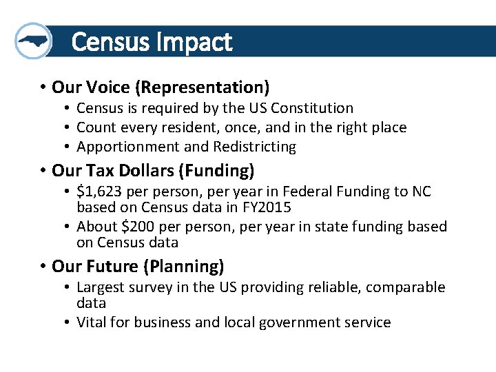 2020 Census Counting on Libraries North Carolina Library