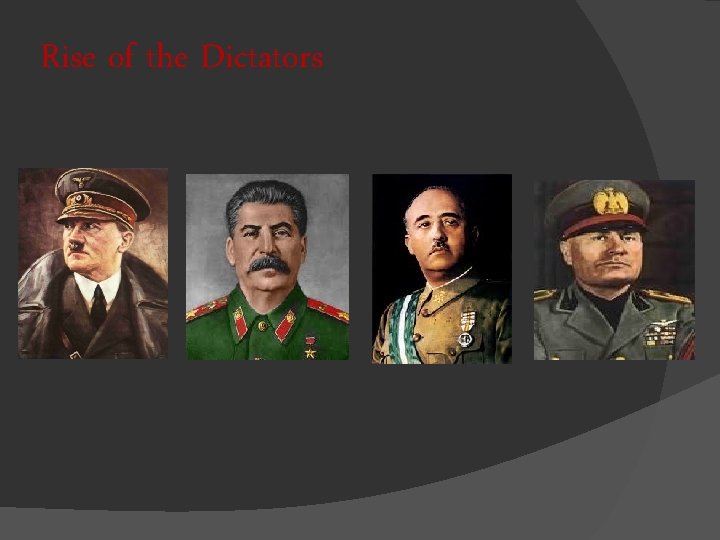 Rise of the Dictators 