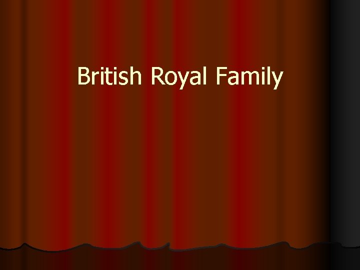 British Royal Family 