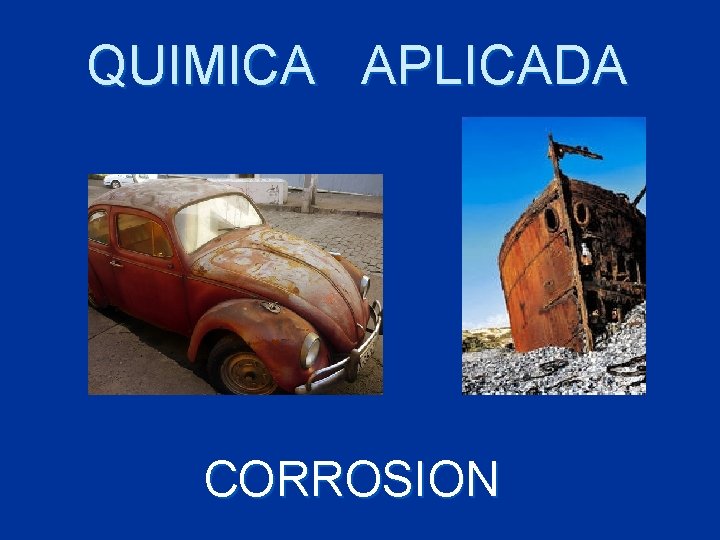 QUIMICA APLICADA CORROSION 