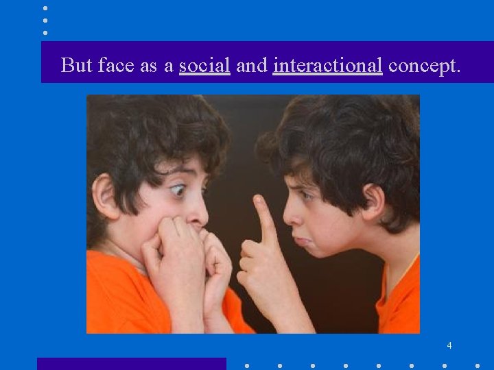 But face as a social and interactional concept. 4 