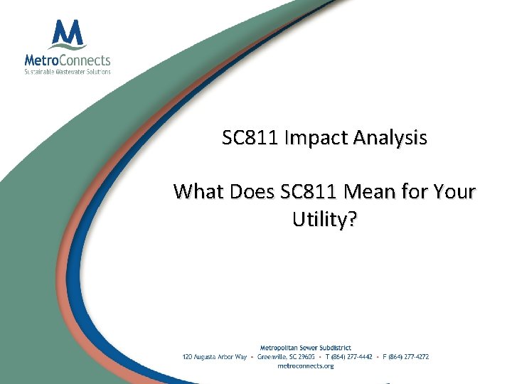 SC 811 Impact Analysis What Does SC 811 Mean for Your Utility? 