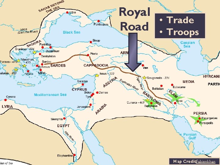Royal • Trade Road • Troops Map Credit: Fabienkhan 