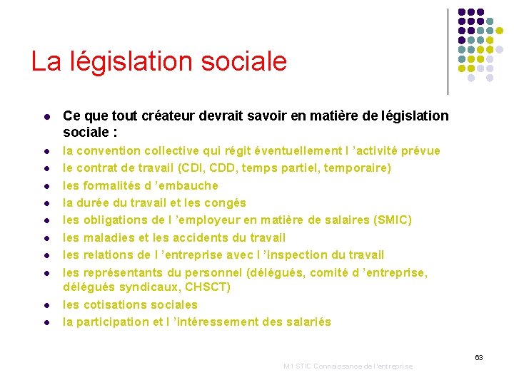 La législation sociale l Ce que tout créateur devrait savoir en matière de législation