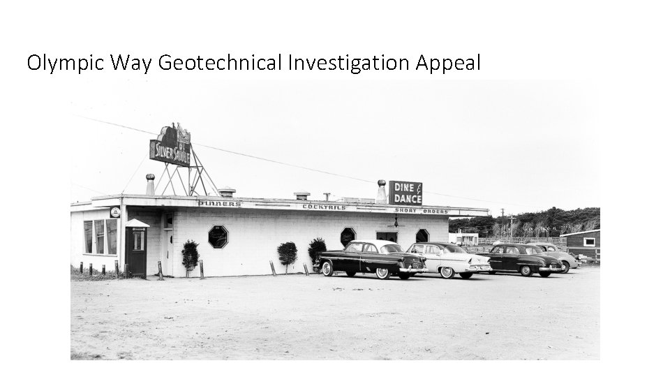 Olympic Way Geotechnical Investigation Appeal 