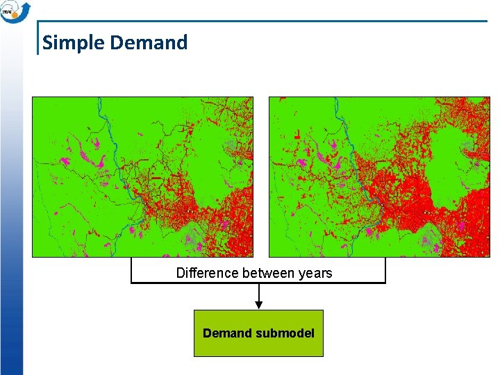 Simple Demand Difference between years Demand submodel 