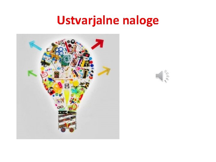 Ustvarjalne naloge 