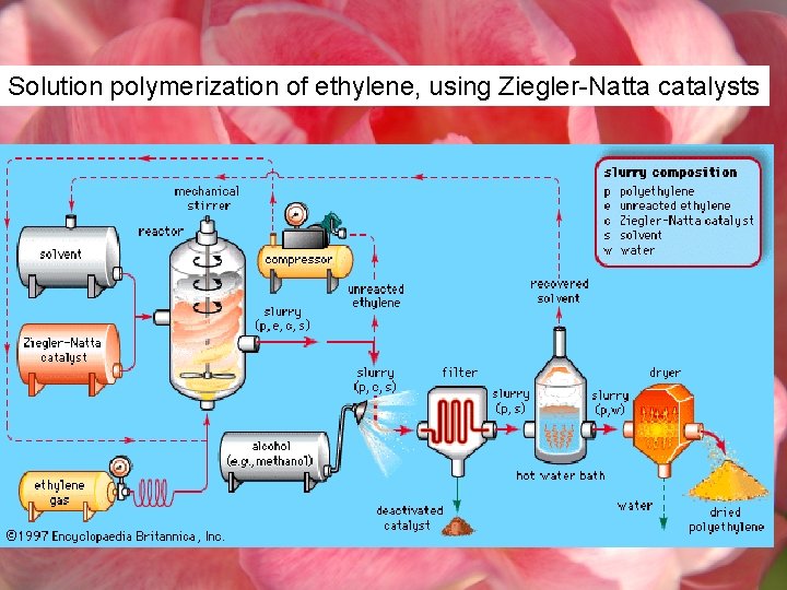 Solution polymerization of ethylene, using Ziegler-Natta catalysts 