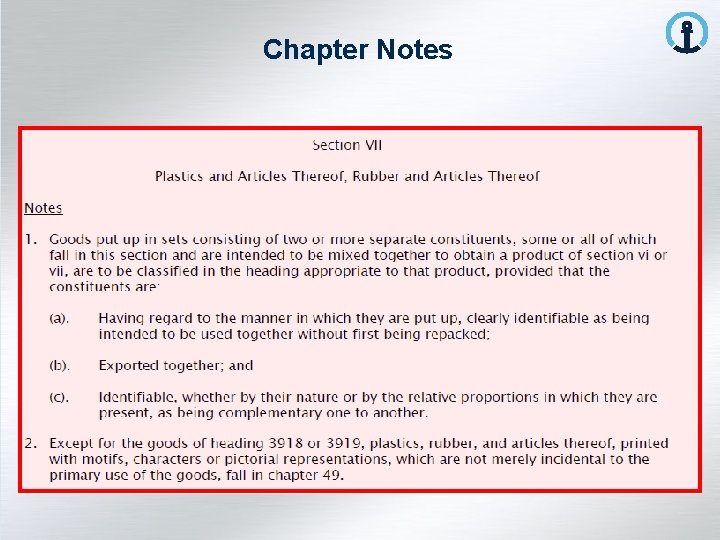 Chapter Notes 