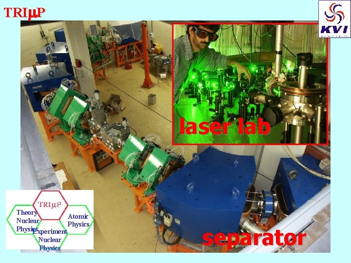 TRI P laser lab Theory Atomic Nuclear Physics Experiment Nuclear Physics separator 