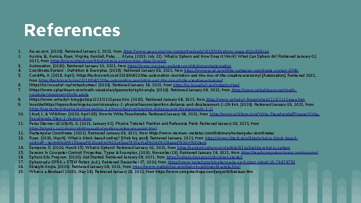 References 1. 2. 3. 4. 5. 6. 7. 8. 9. 10. 11. 12. 13. References 1. 2. 3. 4. 5. 6. 7. 8. 9. 10. 11. 12. 13.