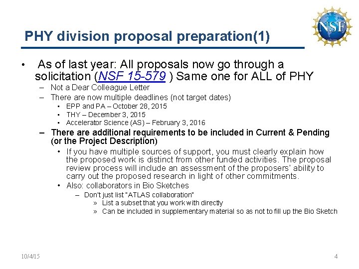 PHY division proposal preparation(1) • As of last year: All proposals now go through