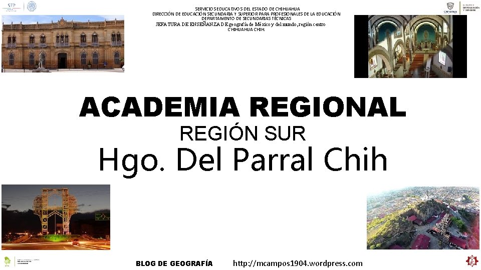 SERVICIOS EDUCATIVOS DEL ESTADO DE CHIHUAHUA DIRECCIÓN DE EDUCACIÓN SECUNDARIA Y SUPERIOR PARA PROFESIONALES