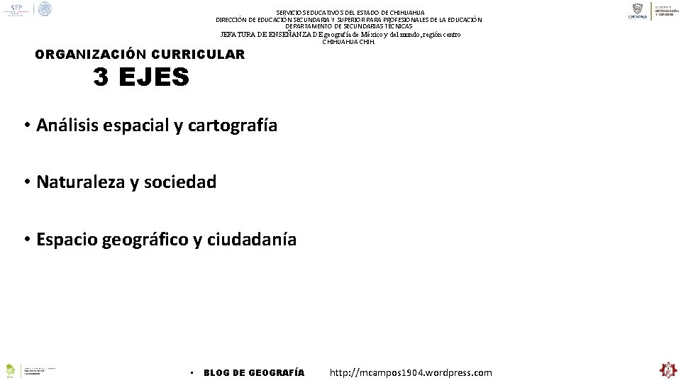 SERVICIOS EDUCATIVOS DEL ESTADO DE CHIHUAHUA DIRECCIÓN DE EDUCACIÓN SECUNDARIA Y SUPERIOR PARA PROFESIONALES