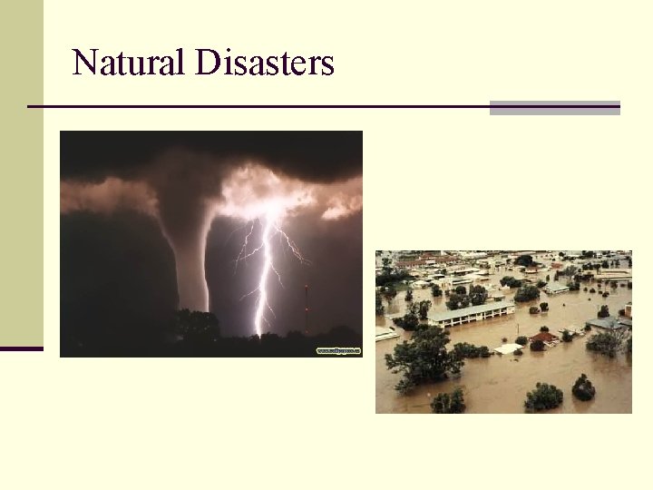 Natural Disasters 