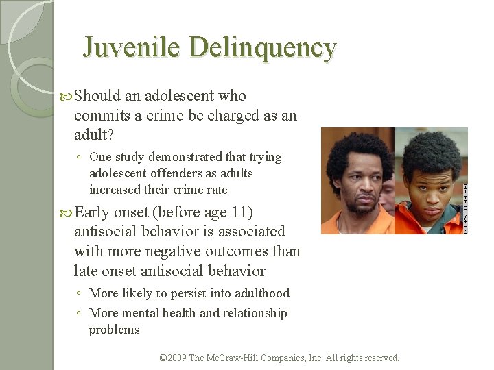 Juvenile Delinquency Should an adolescent who commits a crime be charged as an adult?