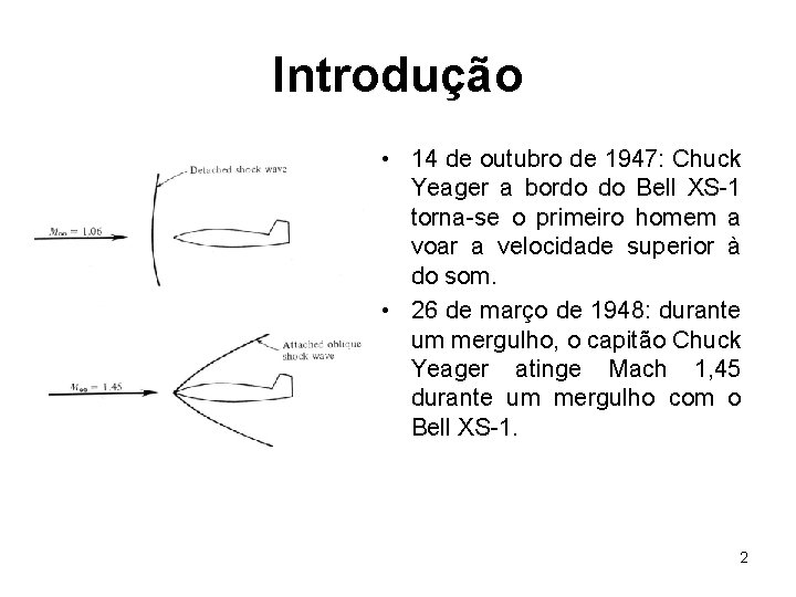 Introdução • 14 de outubro de 1947: Chuck Yeager a bordo do Bell XS-1