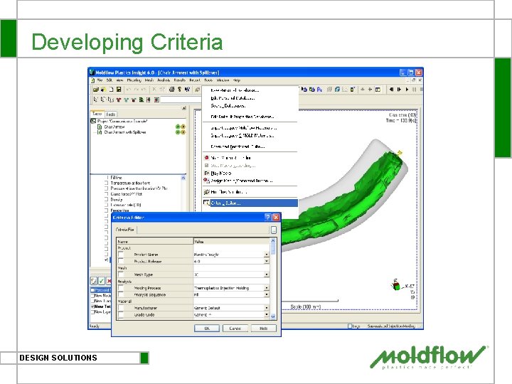 Developing Criteria DESIGN SOLUTIONS 