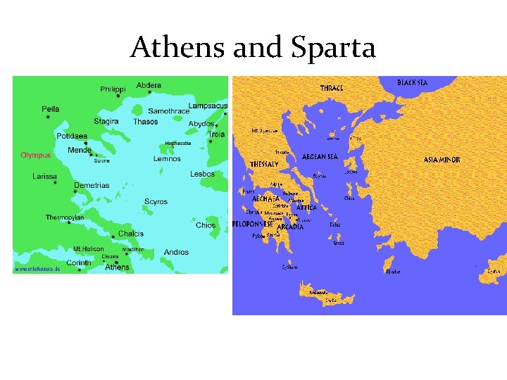 Athens and Sparta 