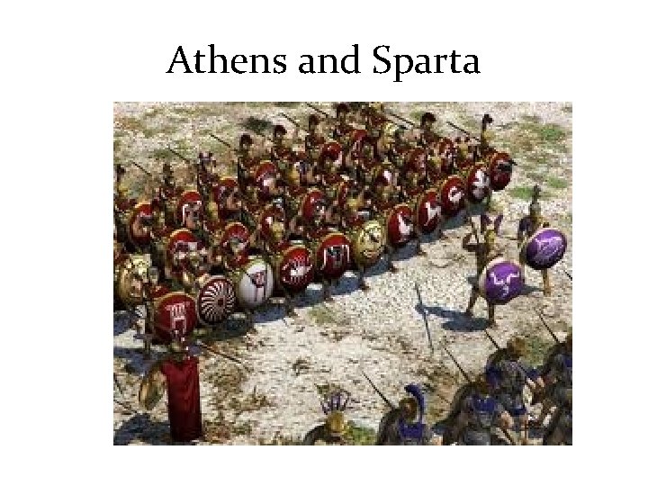 Athens and Sparta 