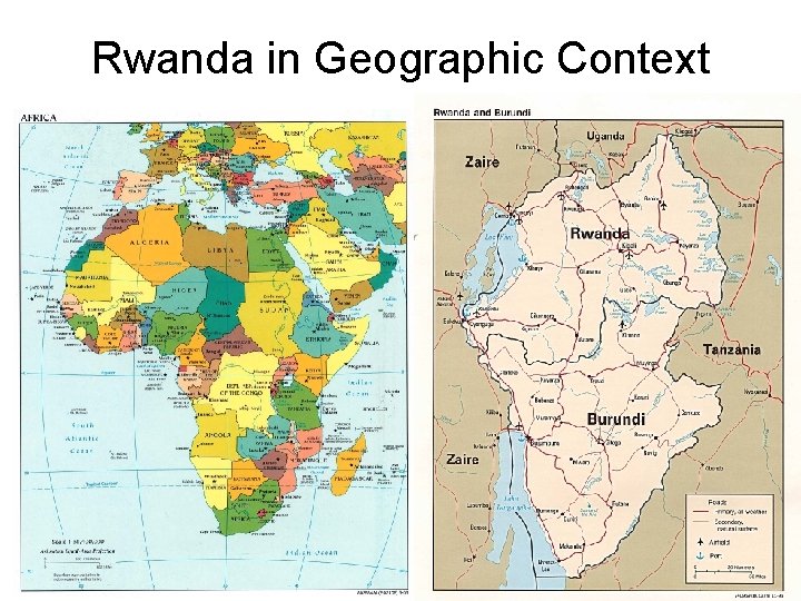 Rwanda in Geographic Context 