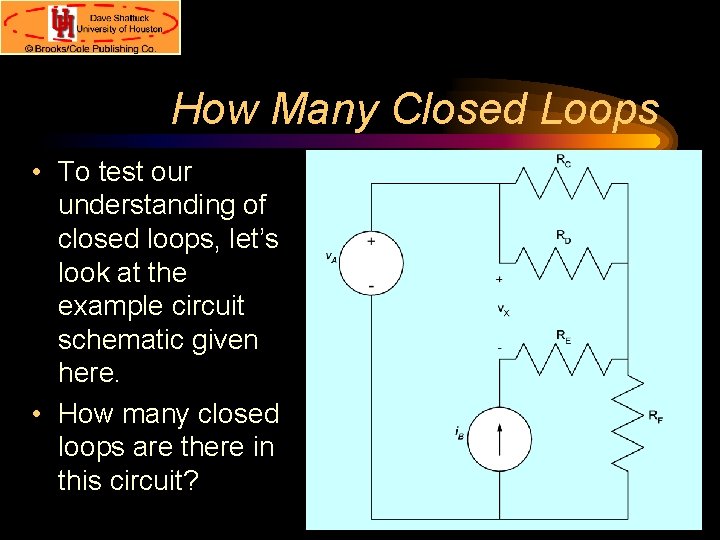 How Many Closed Loops • To test our understanding of closed loops, let’s look