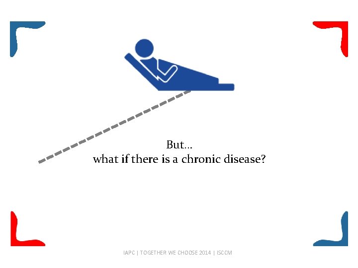 But… what if there is a chronic disease? IAPC | TOGETHER WE CHOOSE 2014