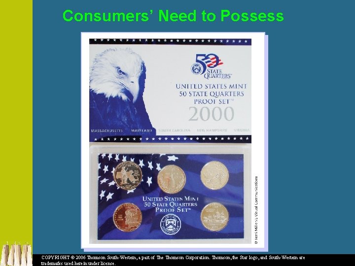 Consumers’ Need to Possess COPYRIGHT © 2006 Thomson South-Western, a part of The Thomson
