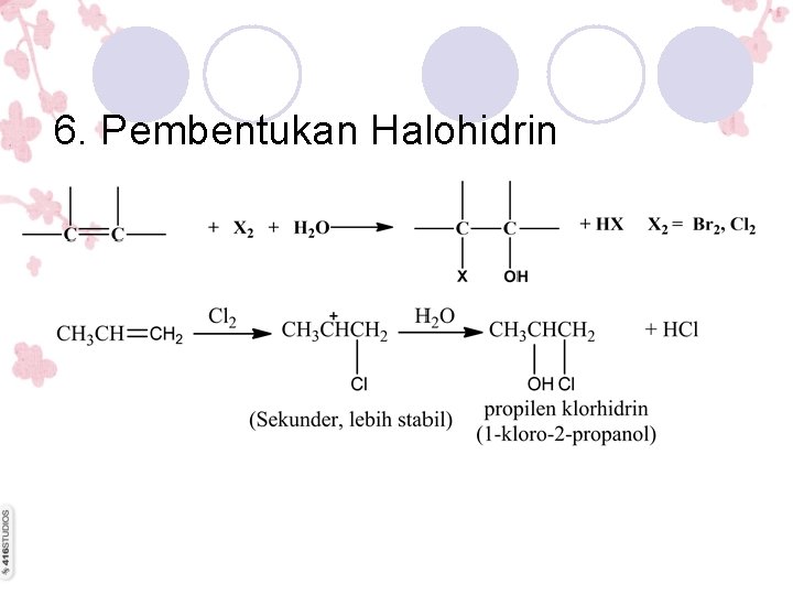 6. Pembentukan Halohidrin 