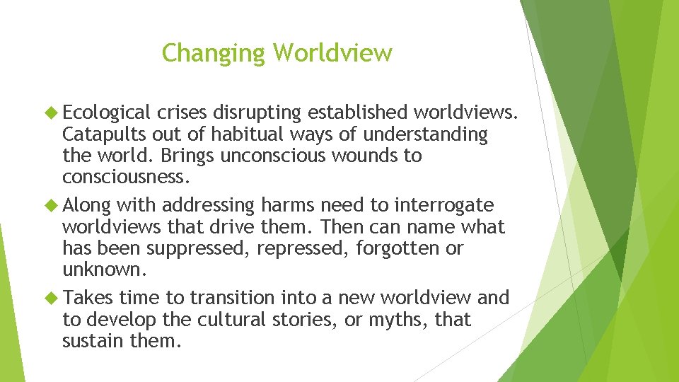 Building Earthcentred Ethics An Ecopsychological Perspective Sally ...