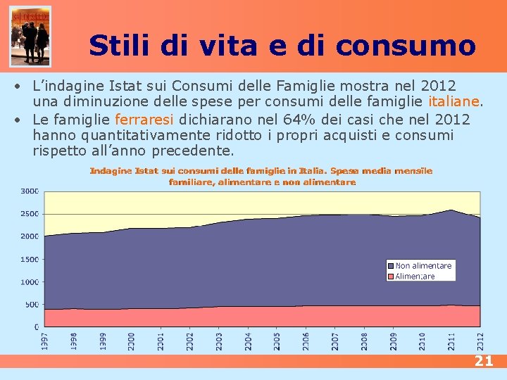 Stili di vita e di consumo • L’indagine Istat sui Consumi delle Famiglie mostra