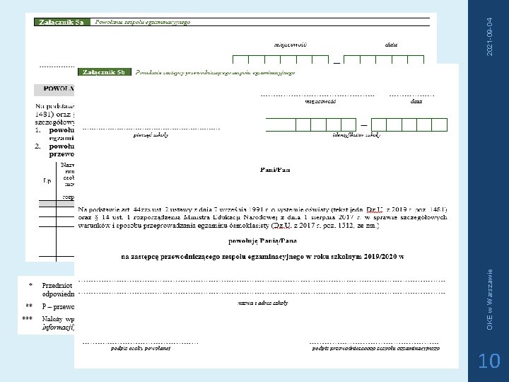 10 OKE w Warszawie 2021 -09 -04 