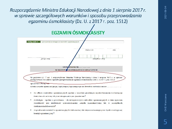 2021 -09 -04 Rozporządzenie Ministra Edukacji Narodowej z dnia 1 sierpnia 2017 r. w