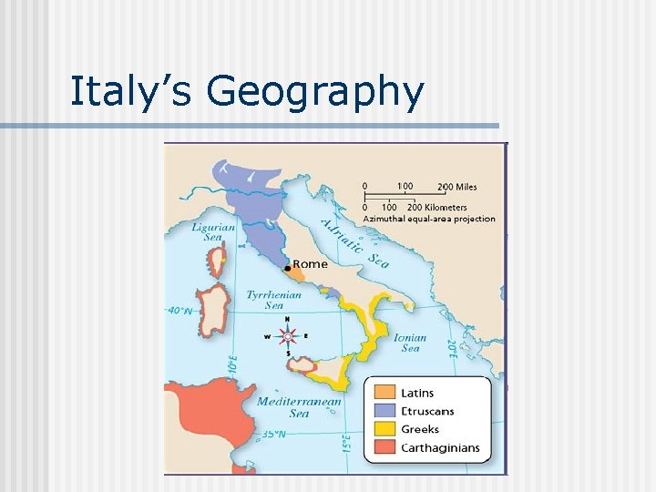Italy’s Geography 