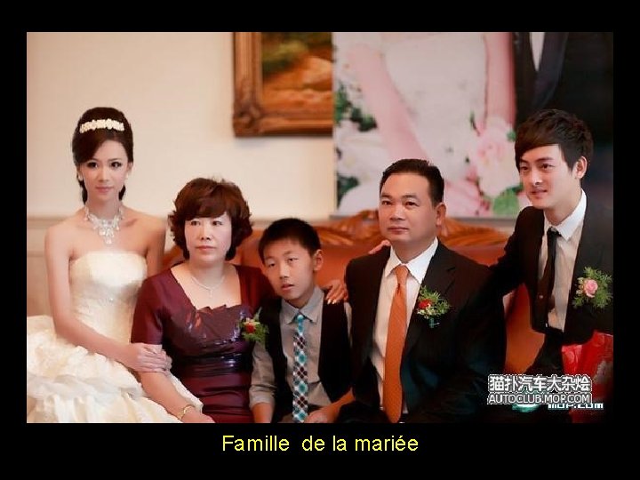 Famille de la mariée 