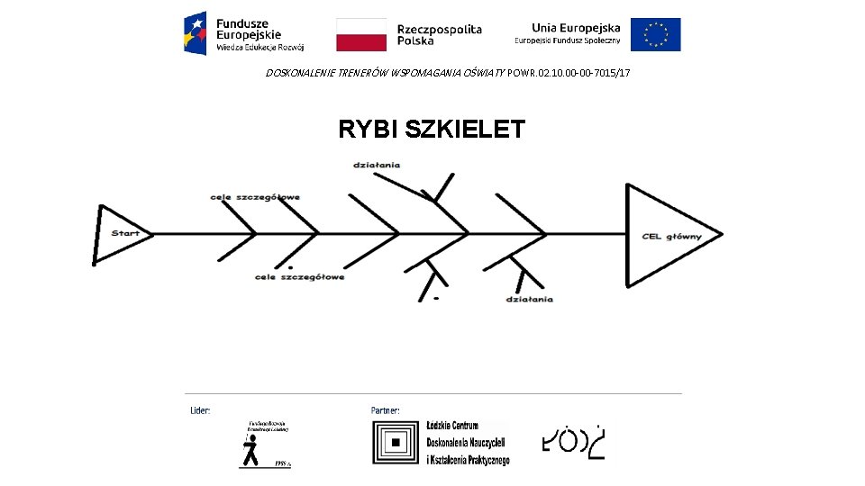 DOSKONALENIE TRENERÓW WSPOMAGANIA OŚWIATY POWR. 02. 10. 00 -00 -7015/17 RYBI SZKIELET 