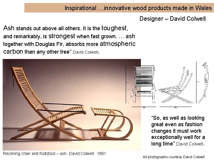 Inspirational innovative wood products made in Wales For