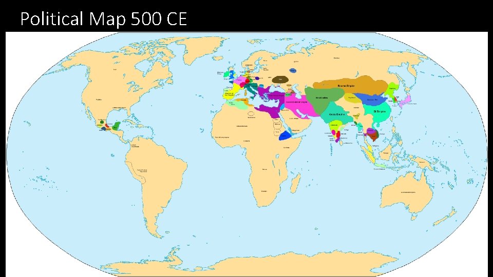 Political Map 500 CE 