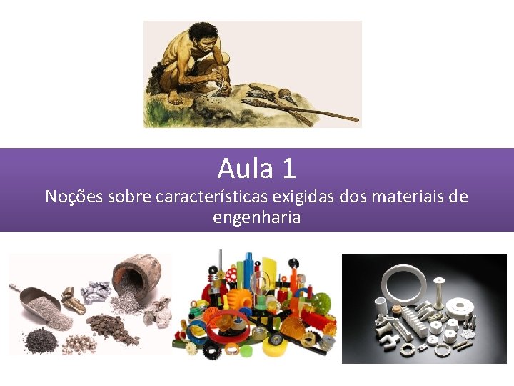 Aula 1 Noções sobre características exigidas dos materiais de engenharia 