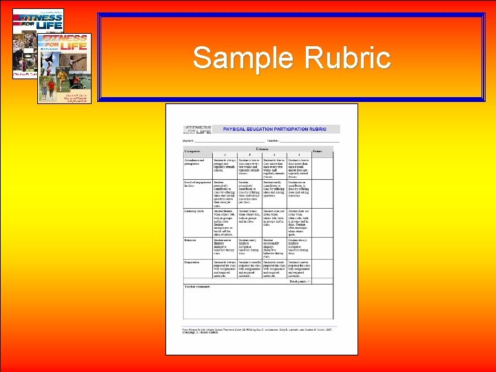 Sample Rubric 