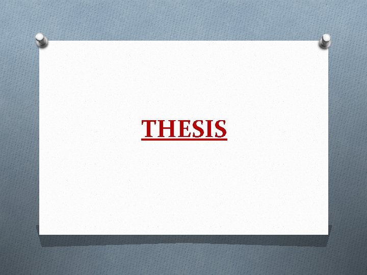 THESIS 