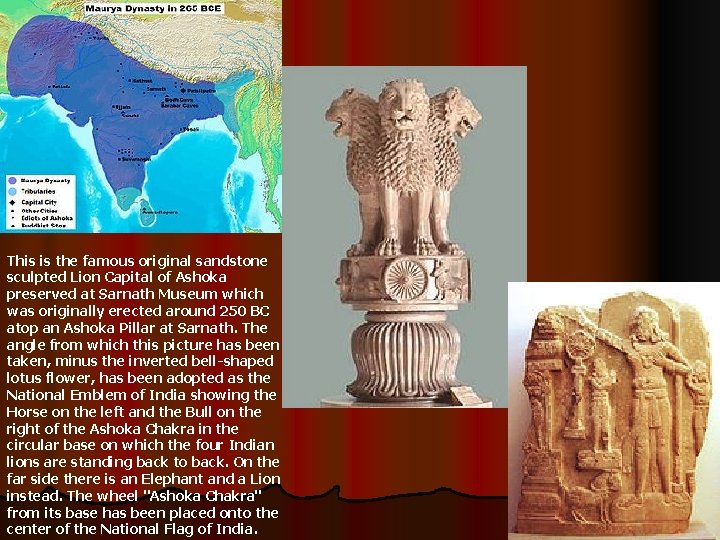 This is the famous original sandstone sculpted Lion Capital of Ashoka preserved at Sarnath This is the famous original sandstone sculpted Lion Capital of Ashoka preserved at Sarnath