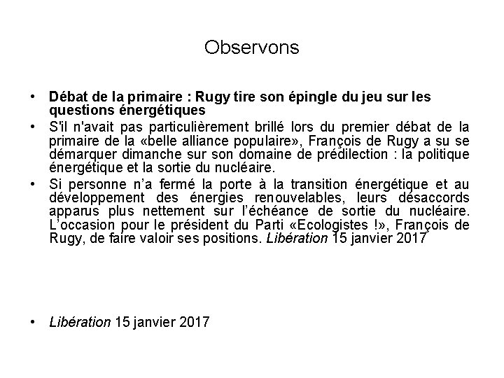 Observons • Débat de la primaire : Rugy tire son épingle du jeu sur