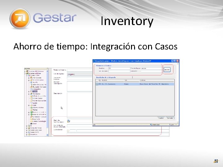 Inventory Ahorro de tiempo: Integración con Casos 