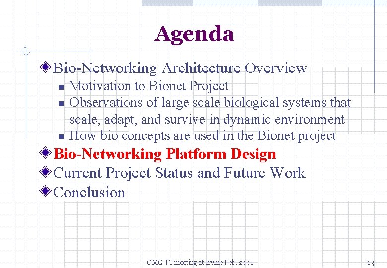 BioNetworking Architecture An Approach to Leverage Super Distributed